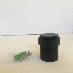 Qty 10x Door Stops, floor mounted - Black